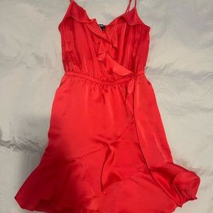 Express Red Spaghetti Strap Dress